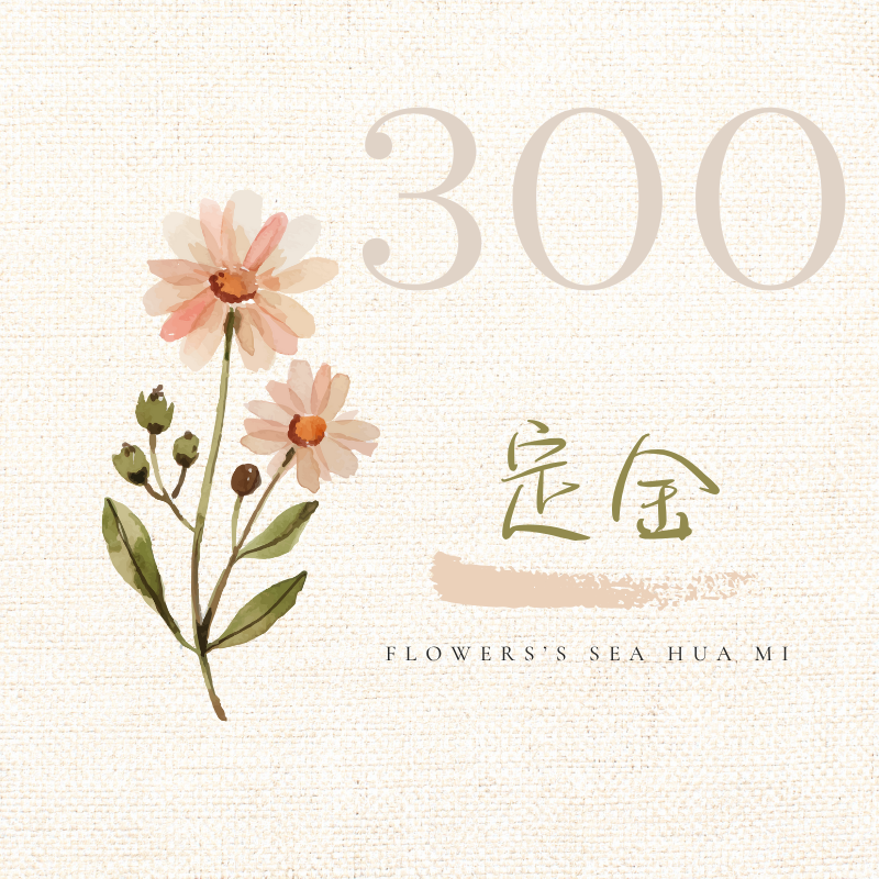 {定金} 300