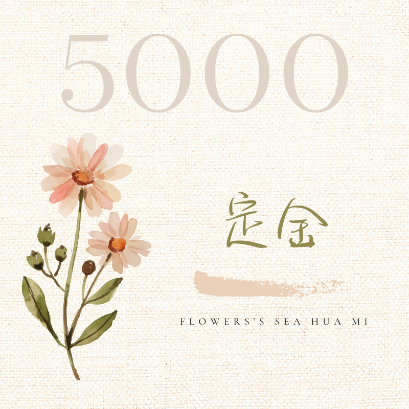 {定金} 5000