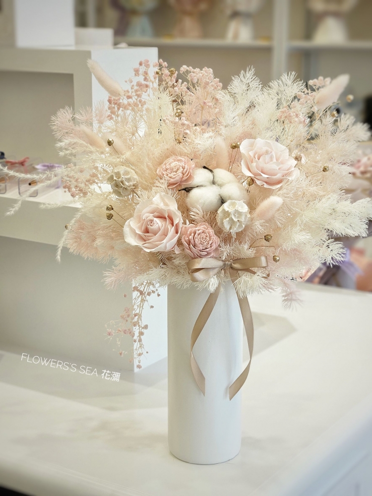 【陶瓷】投瓶桌花