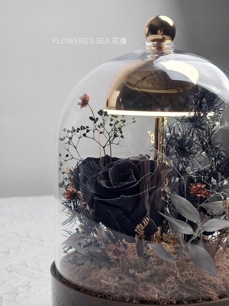 【觸控夜燈】赤墨色 - 多款