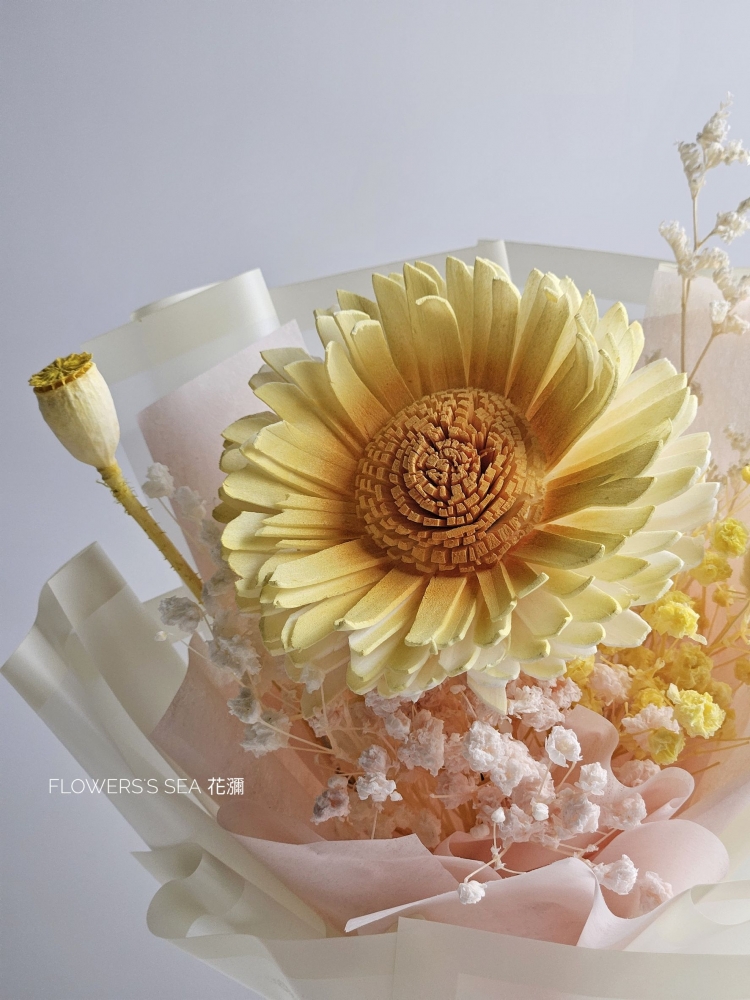 【乾燥花束】太陽滿天星