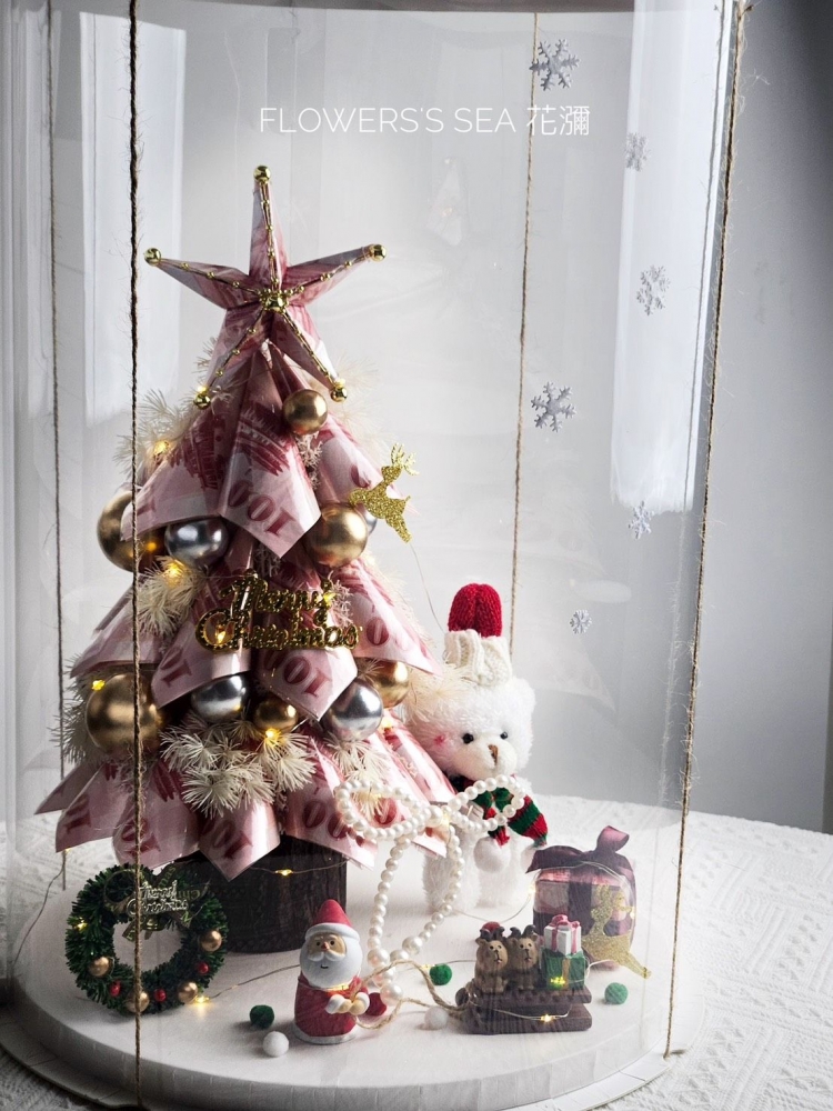 【 鈔票聖誕樹 】大