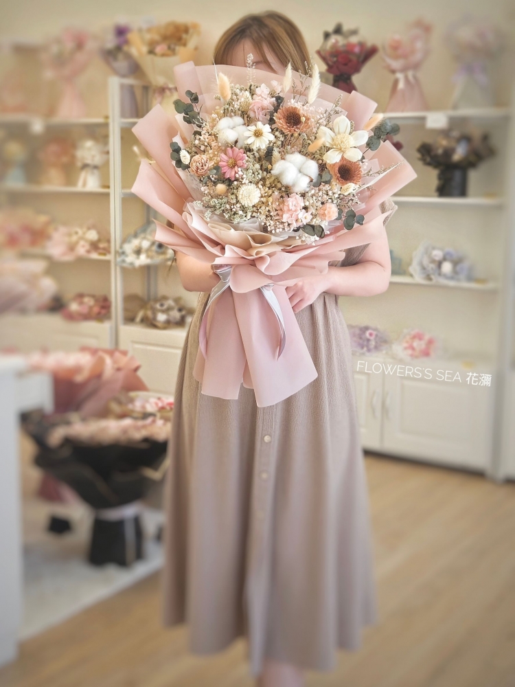 【 奶茶秋冬 】乾燥花束