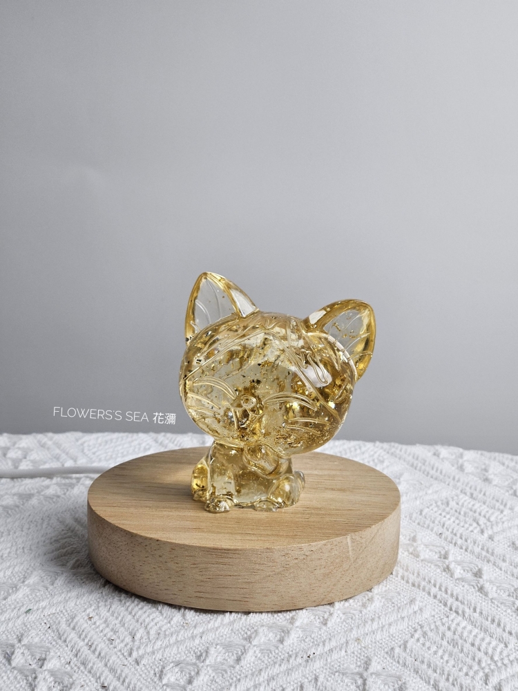 【 晶漾花 】招財貓