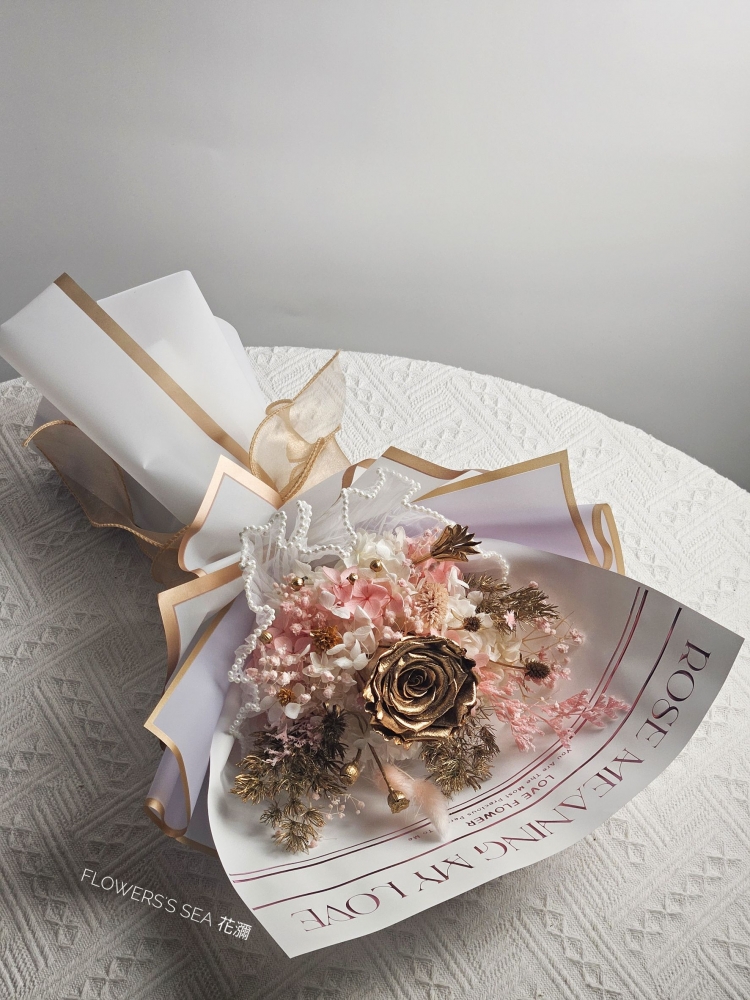 【 厄瓜多 】金屬不凋玫瑰