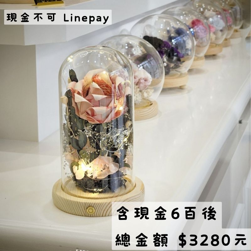 【 重瓣玫瑰 】玻璃