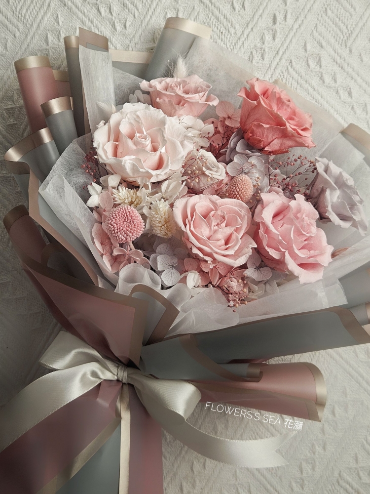 【 不凋玫瑰 】豆沙