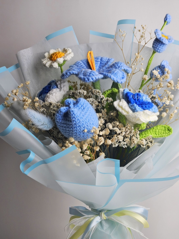 【 韓式針織花 】針織花束
