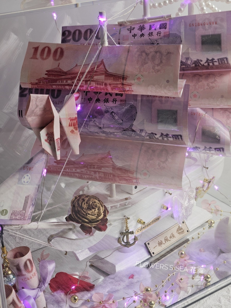 【 一帆風順 】雪白帆船 - 含12800