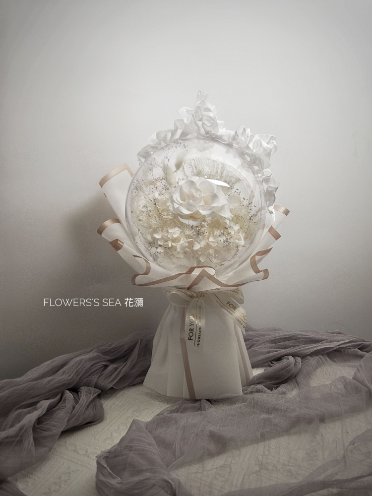 M圓球花束(玫瑰) - 壓克力波波