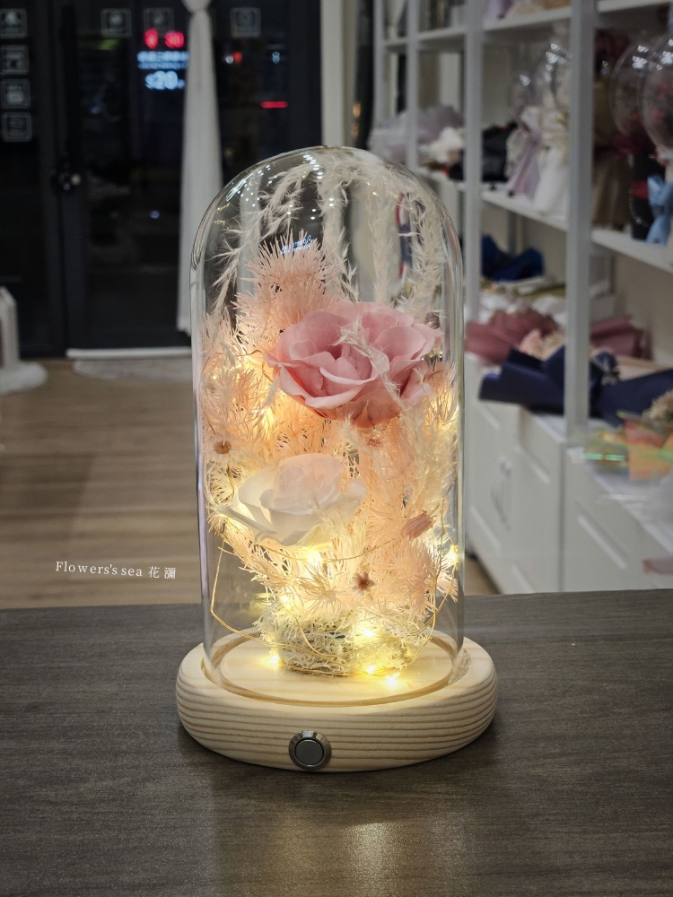 LED - 玻璃花燈 (多色)