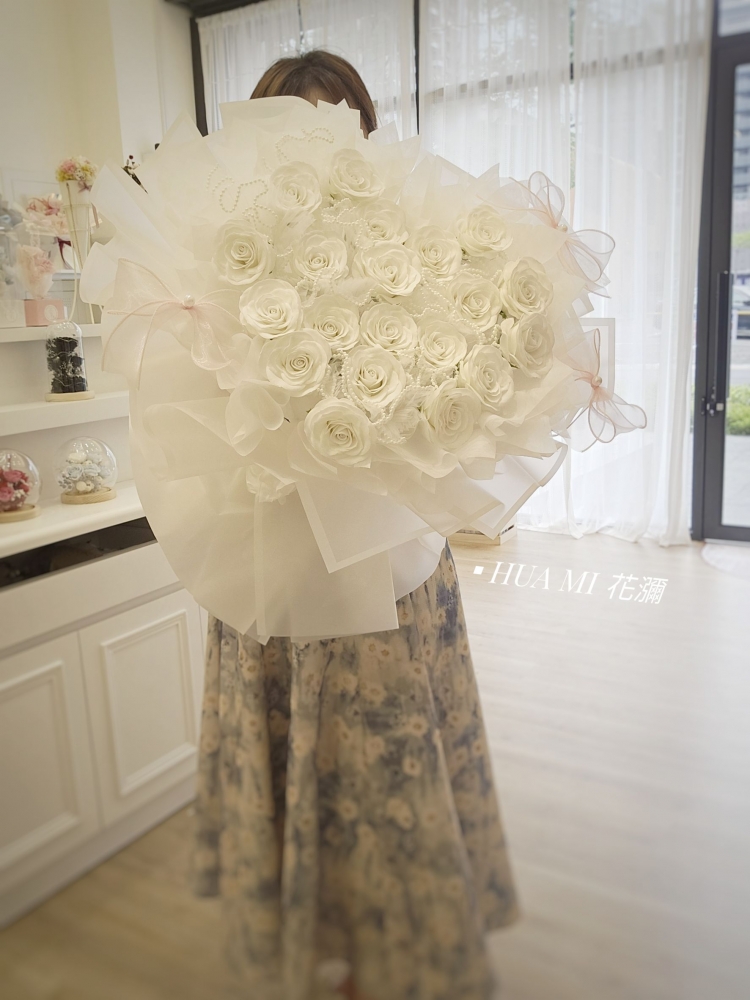 香皂花束 - 20朵 (可訂製花色)