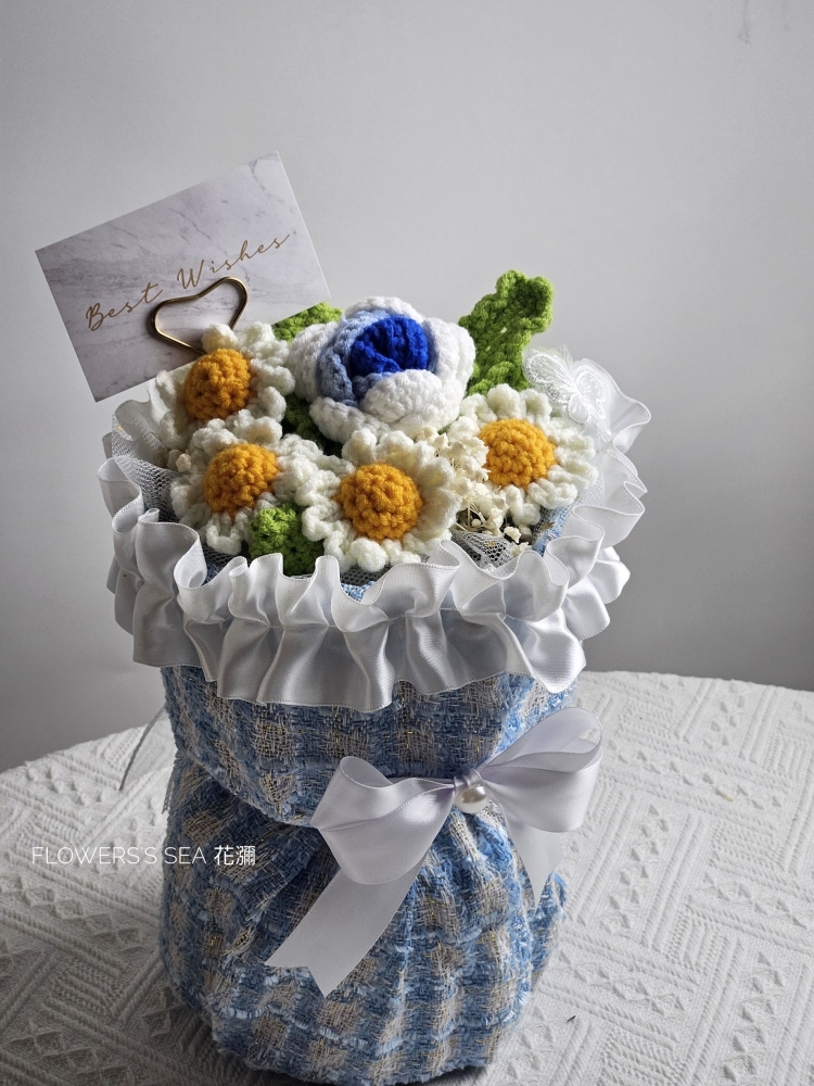 【韓式針織花】圓筒 - 2色