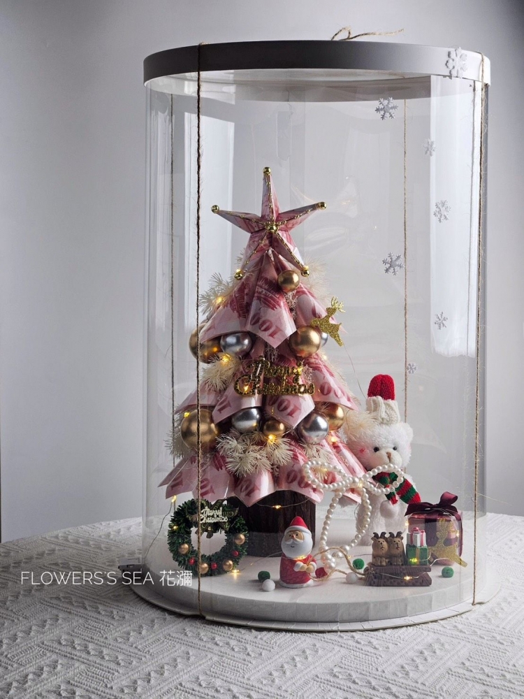 【 鈔票聖誕樹 】大三層