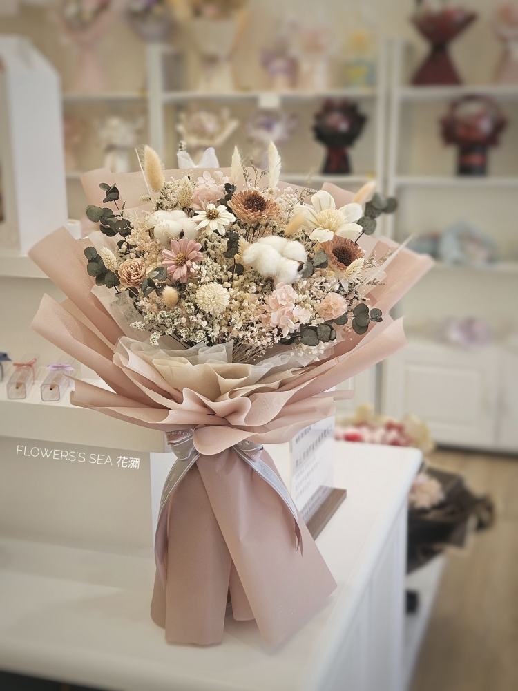 【 奶茶秋冬 】乾燥花束