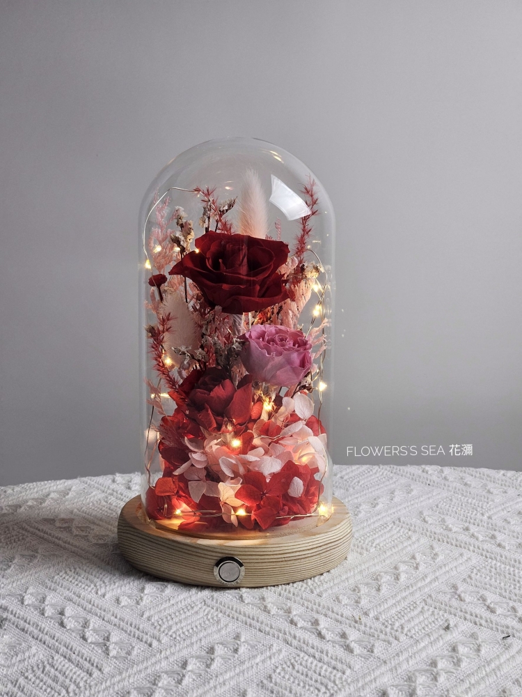 【 粉紅戀人 】按鈕夜燈