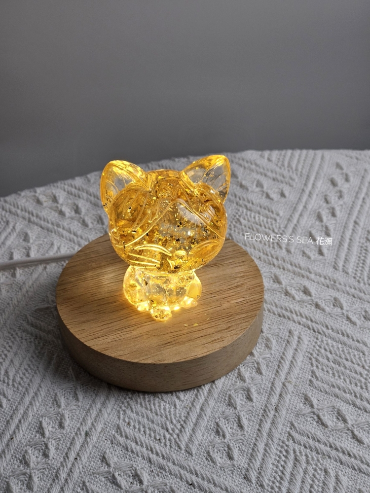 【 晶漾花 】招財貓