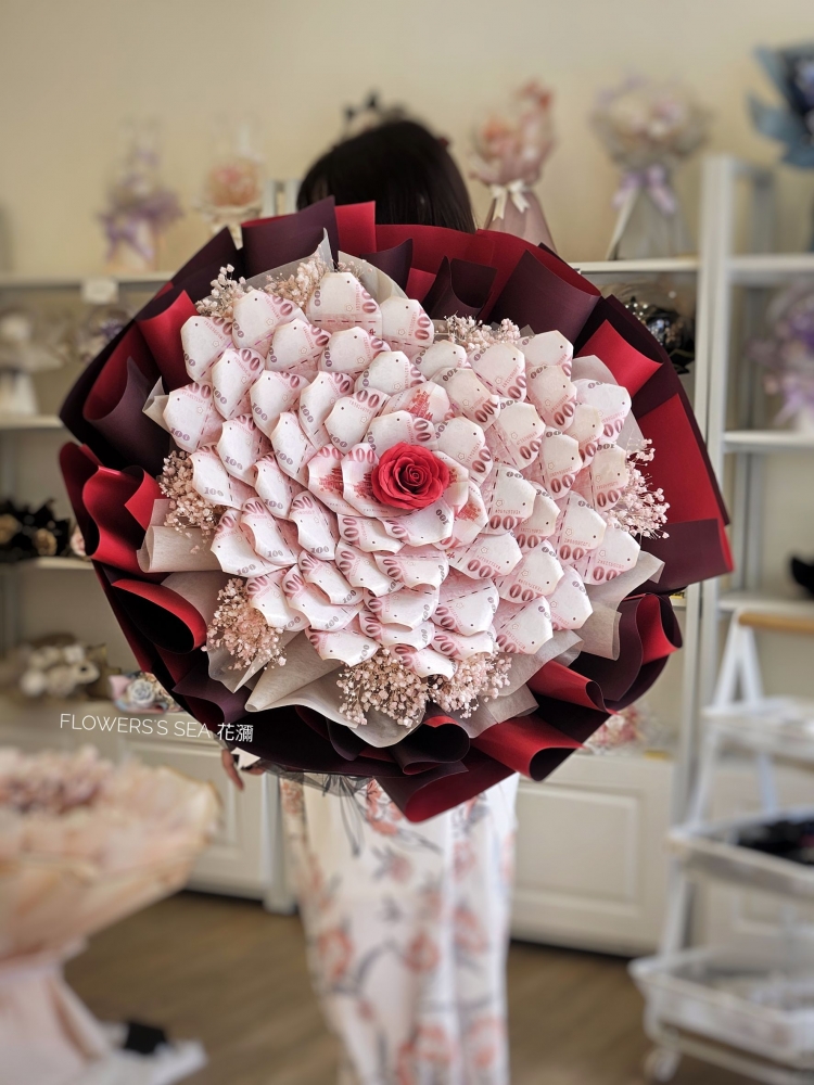 【 52 】心型山茶花束