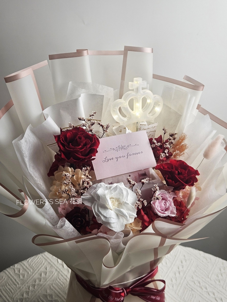 【 抽錢花束 】皇冠