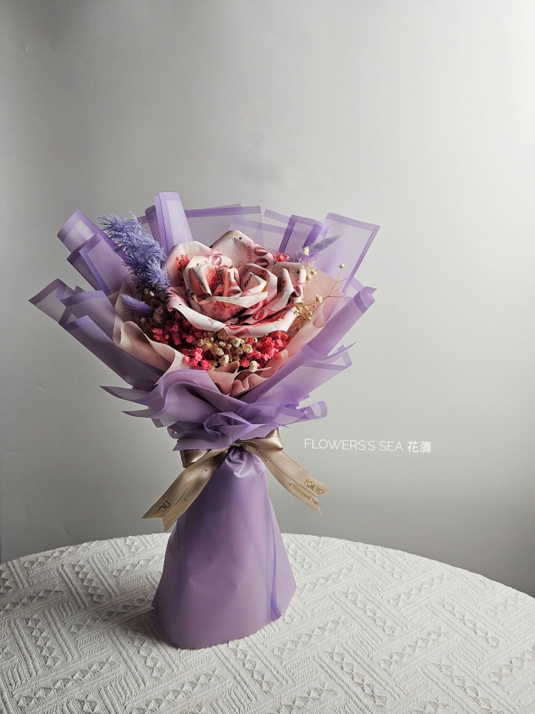 【 6 】鈔票玫瑰花束