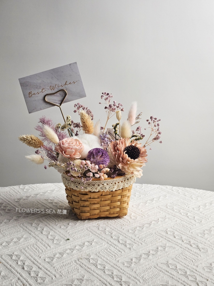 【 乾燥＆香氛 】小花籃