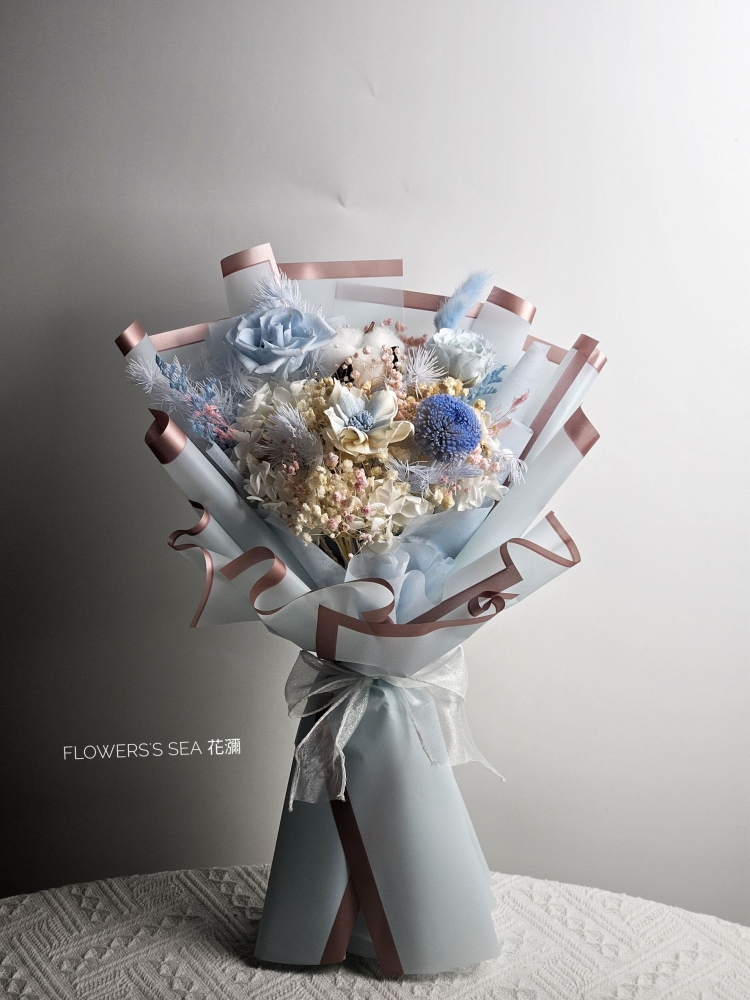【 永生乾燥花束 】