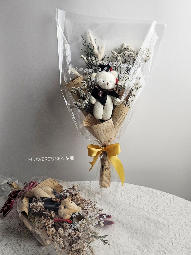 【畢業熊】不凋水晶花