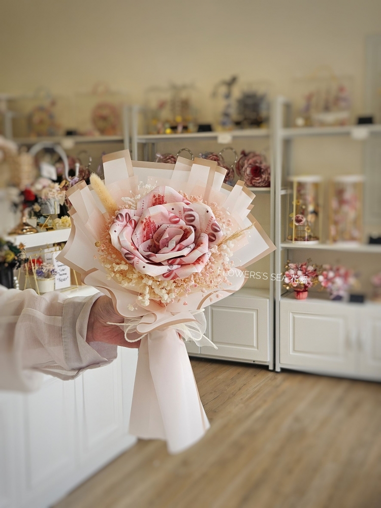 【 玫瑰 】中小花束 - 6張佰