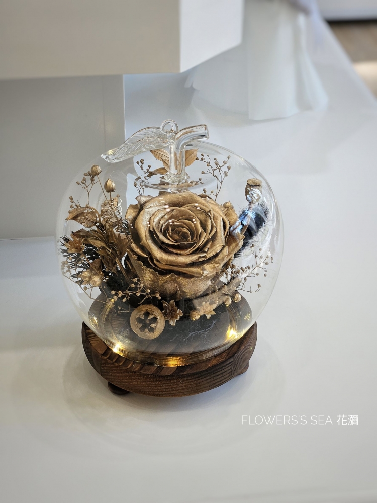 蘋安果 - 玻璃花燈