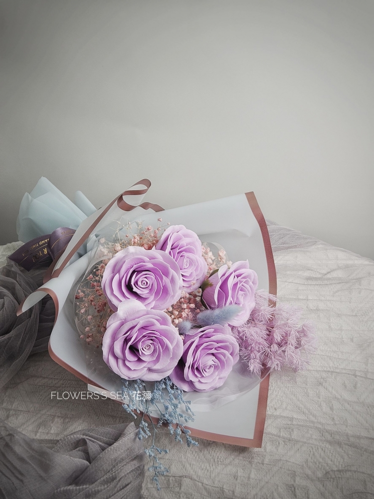 【 香皂 】玫瑰花束 - 5朵