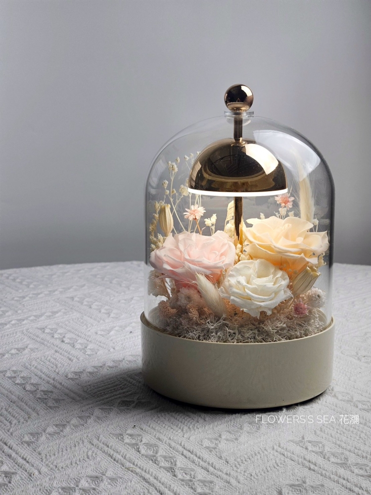 【觸控夜燈】夢幻粉 - 多款