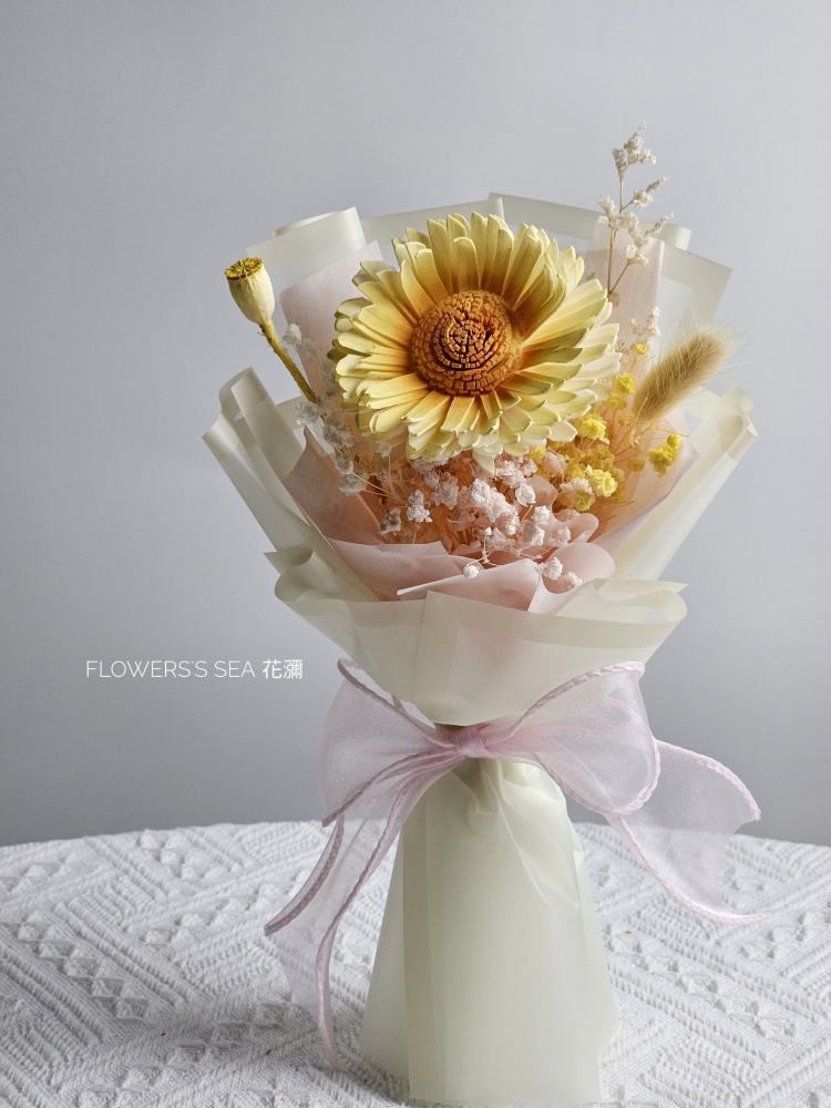 【乾燥花束】太陽滿天星