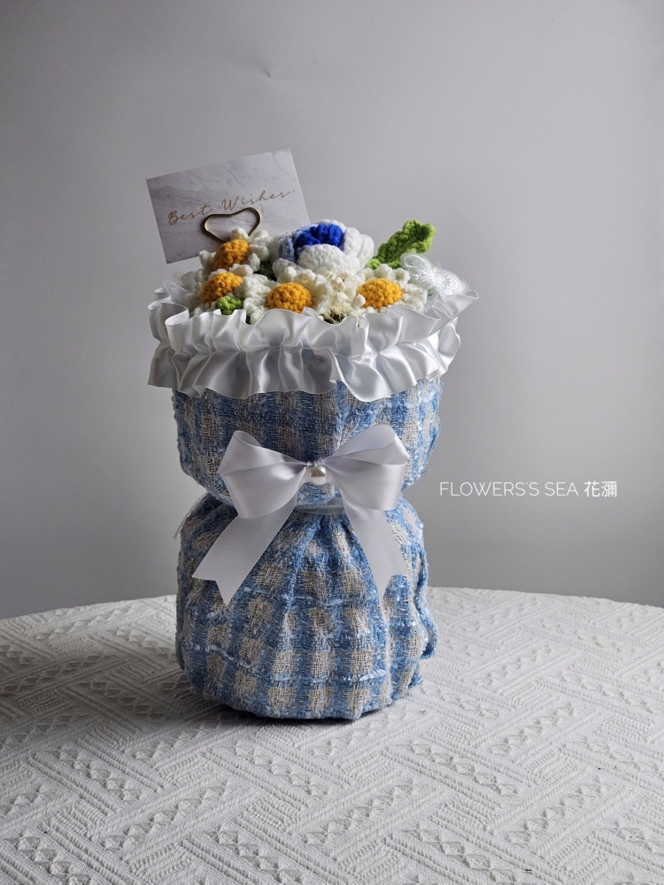 【韓式針織花】圓筒 - 2色