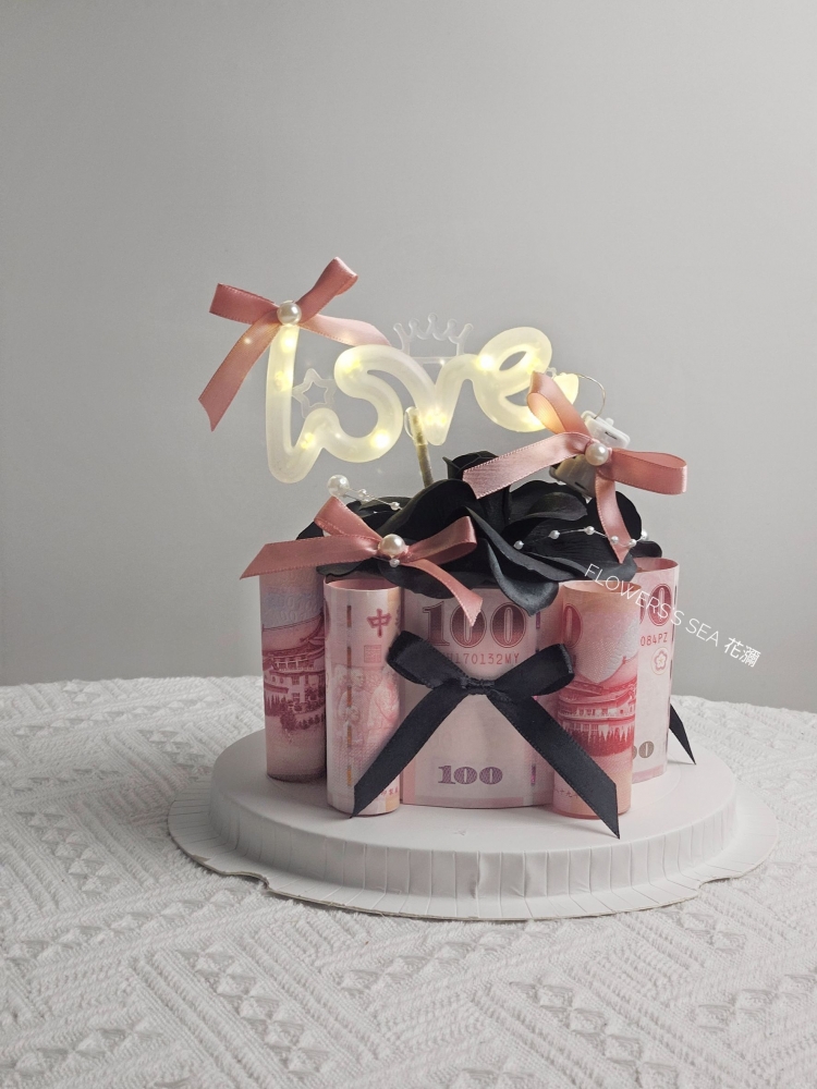 【4吋 】玫瑰花瓣 - 6張(黑)