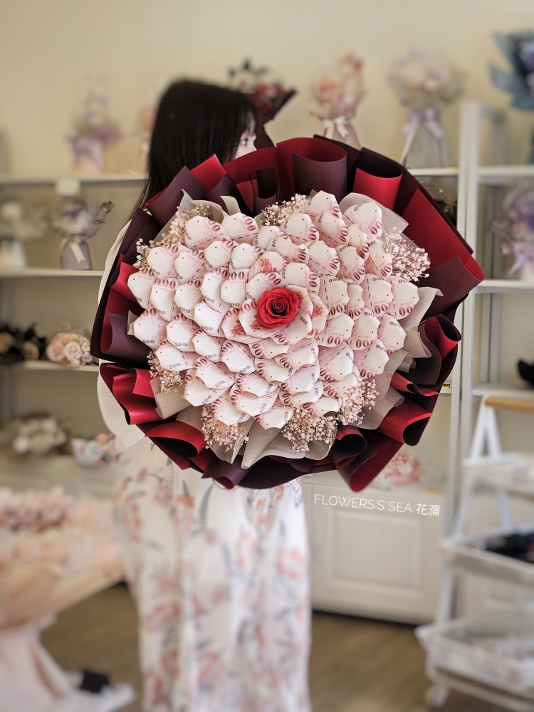 【 52 】心型山茶花束