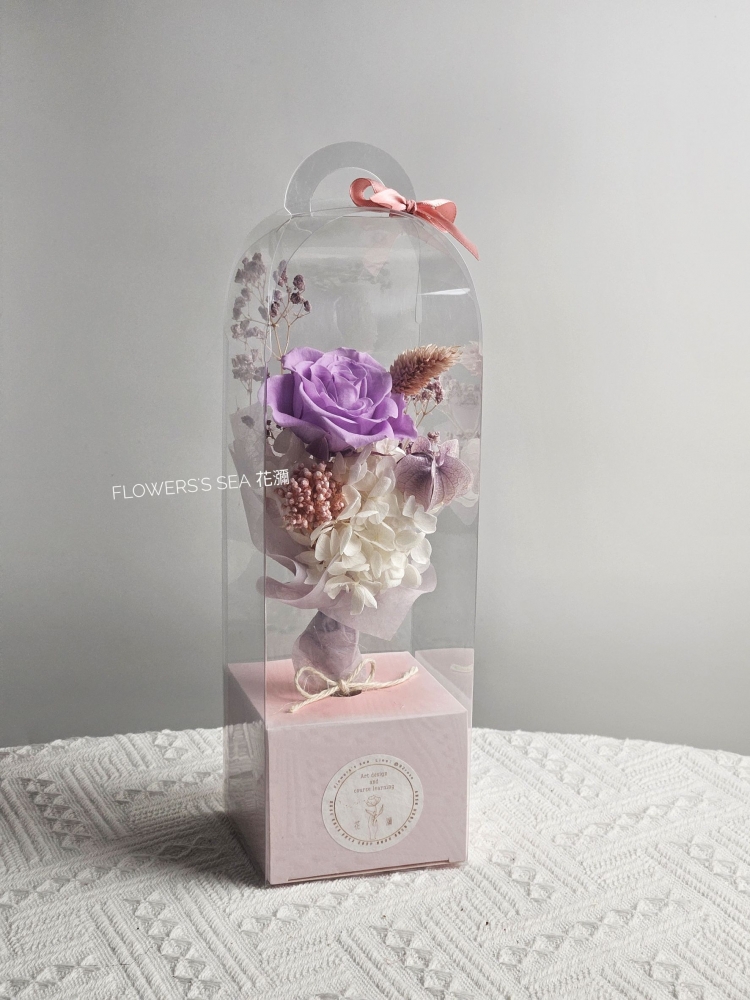 【 不凋玫瑰 】小花束禮盒