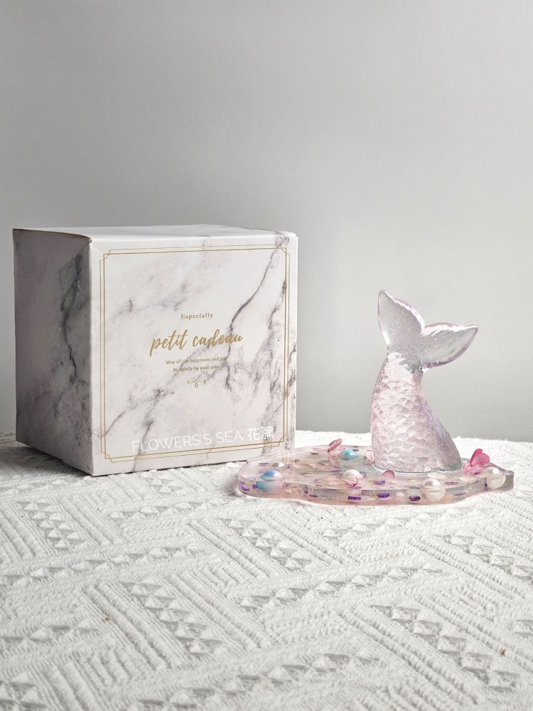 【 晶漾花 】人魚尾盤