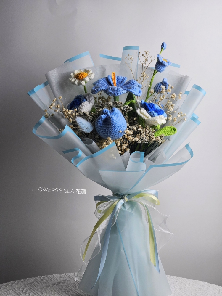【韓式針織花】針織花束