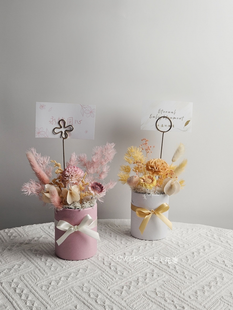 【 紙筒桌花 】多色含禮盒