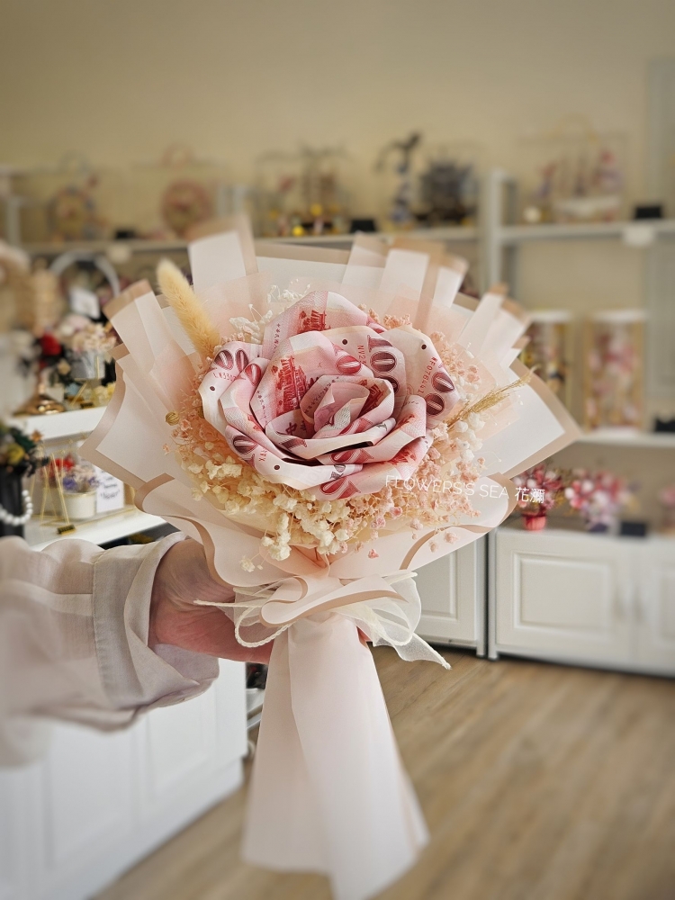 【 玫瑰 】中小花束 - 6張佰