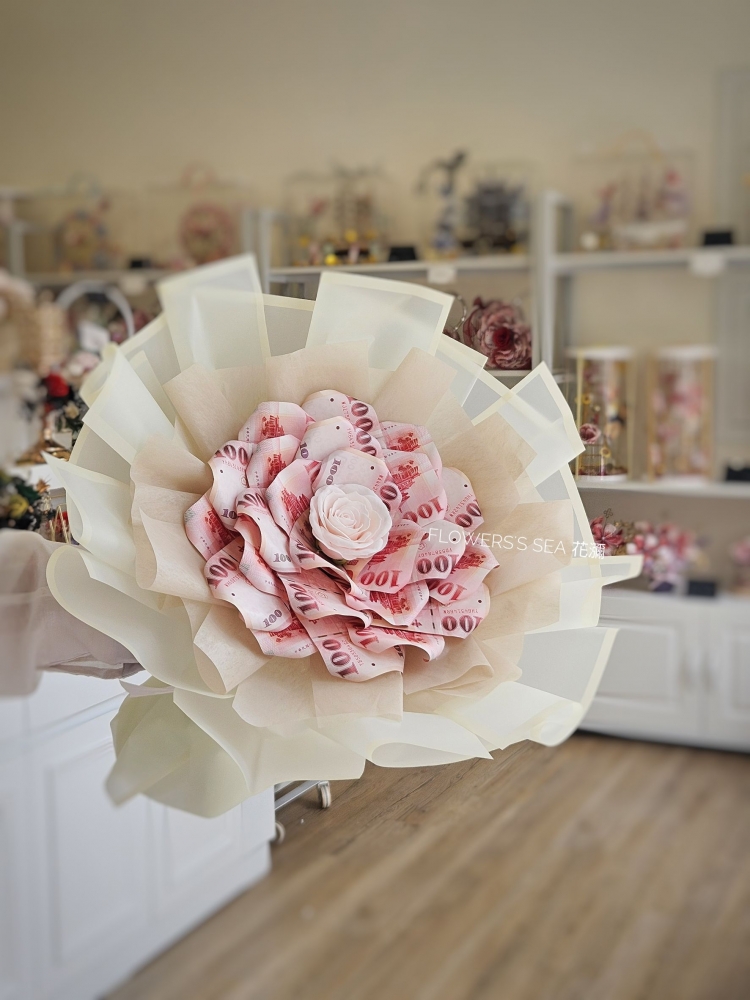 【 山茶花 】12張百鈔 - 加大款