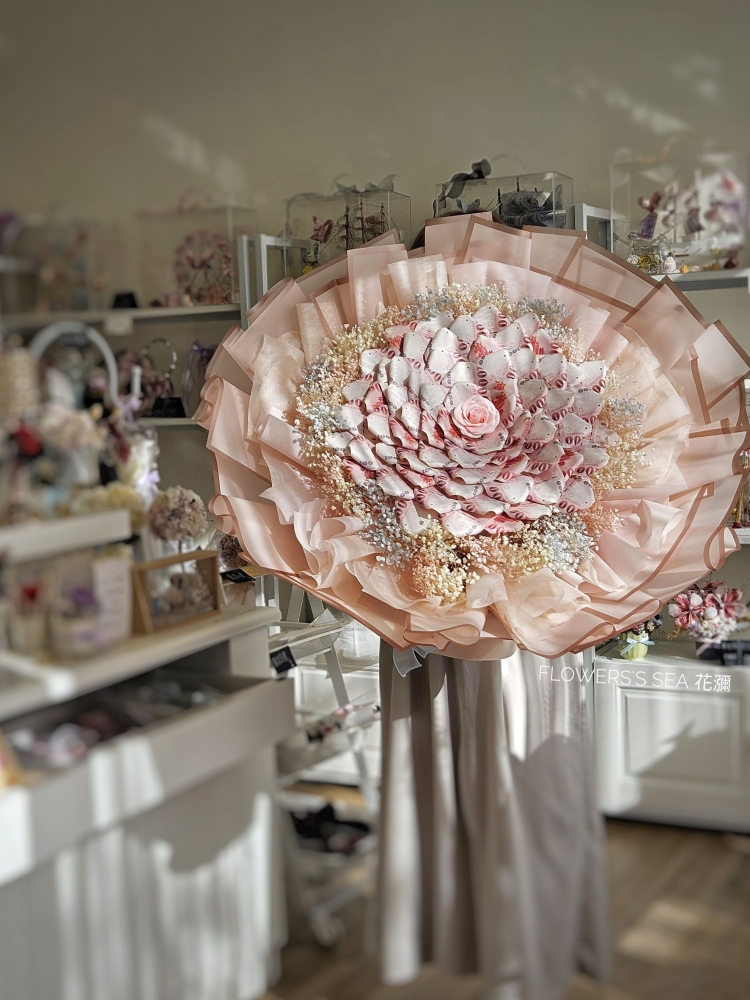 【 山茶花 】52張佰鈔 - 限量玫瑰金