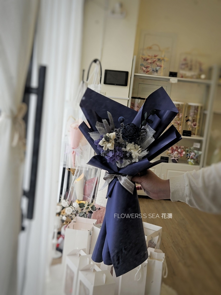 【 乾燥花 】韓式花束.