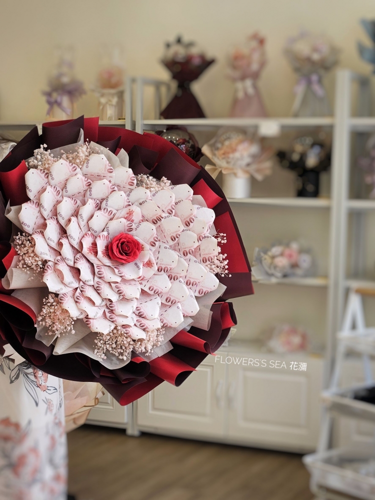 【 52 】心型山茶花束