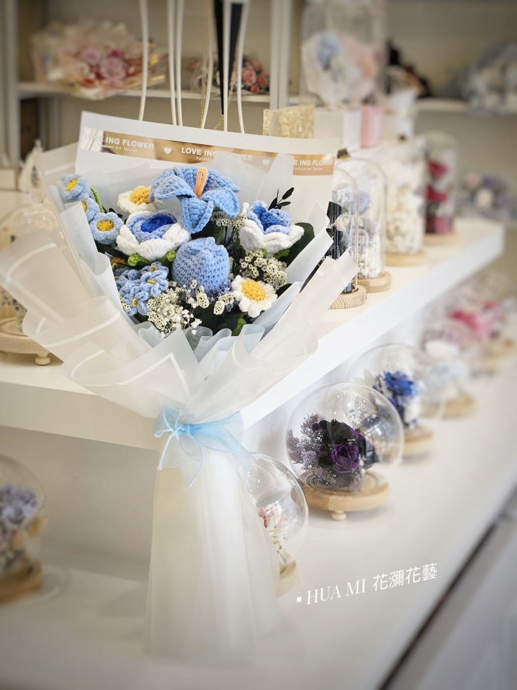 【 韓式針織花 】針織花束