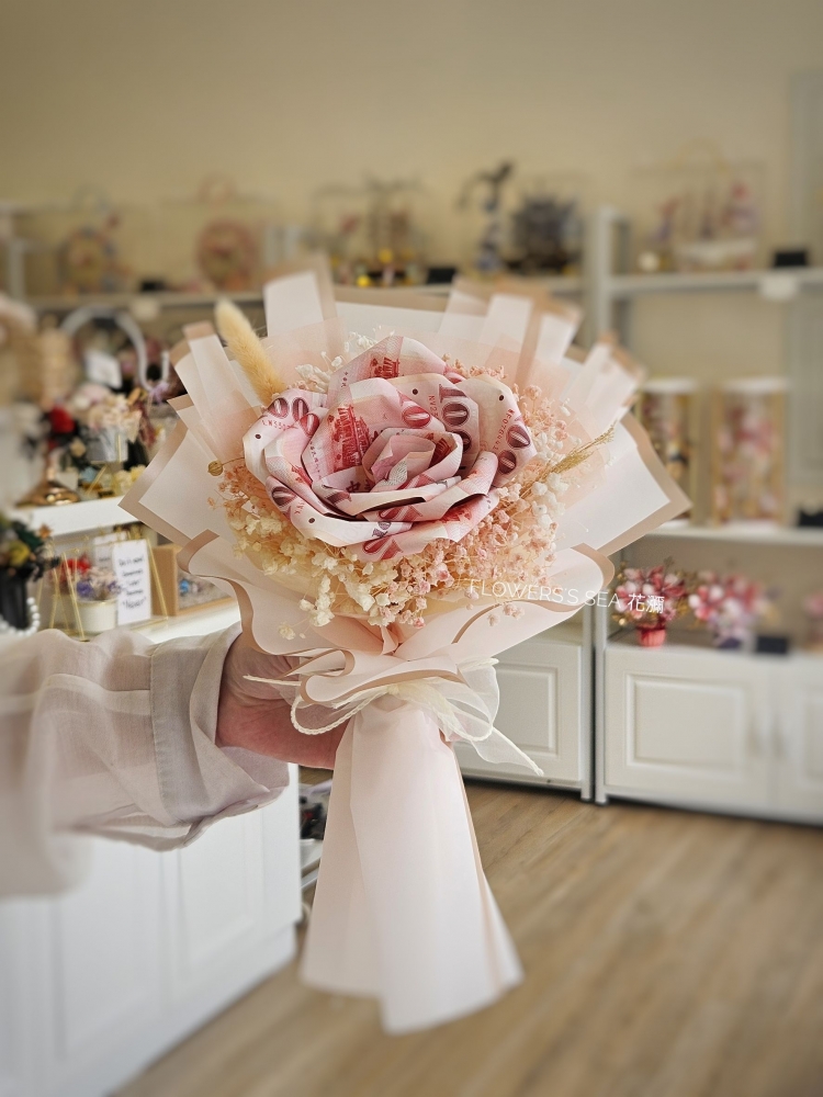 【 玫瑰 】中小花束 - 6張佰