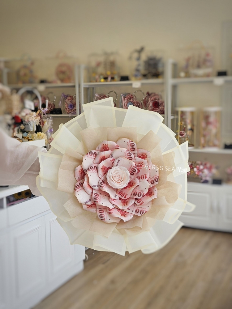 【 山茶花 】12張百鈔 - 加大款