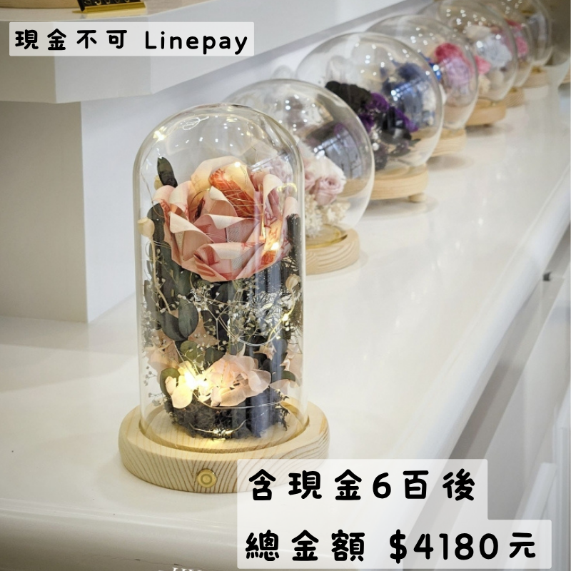 【 重瓣玫瑰 】玻璃