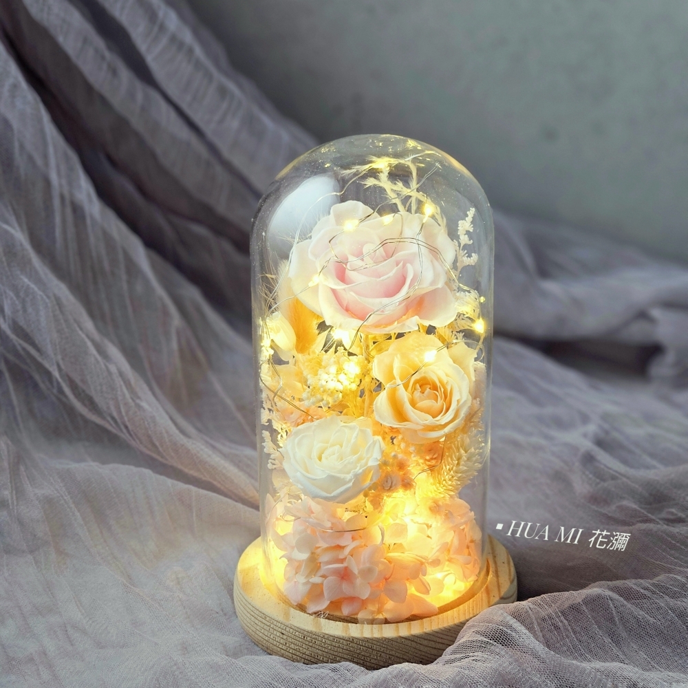 LED - 玻璃花燈 (多色)